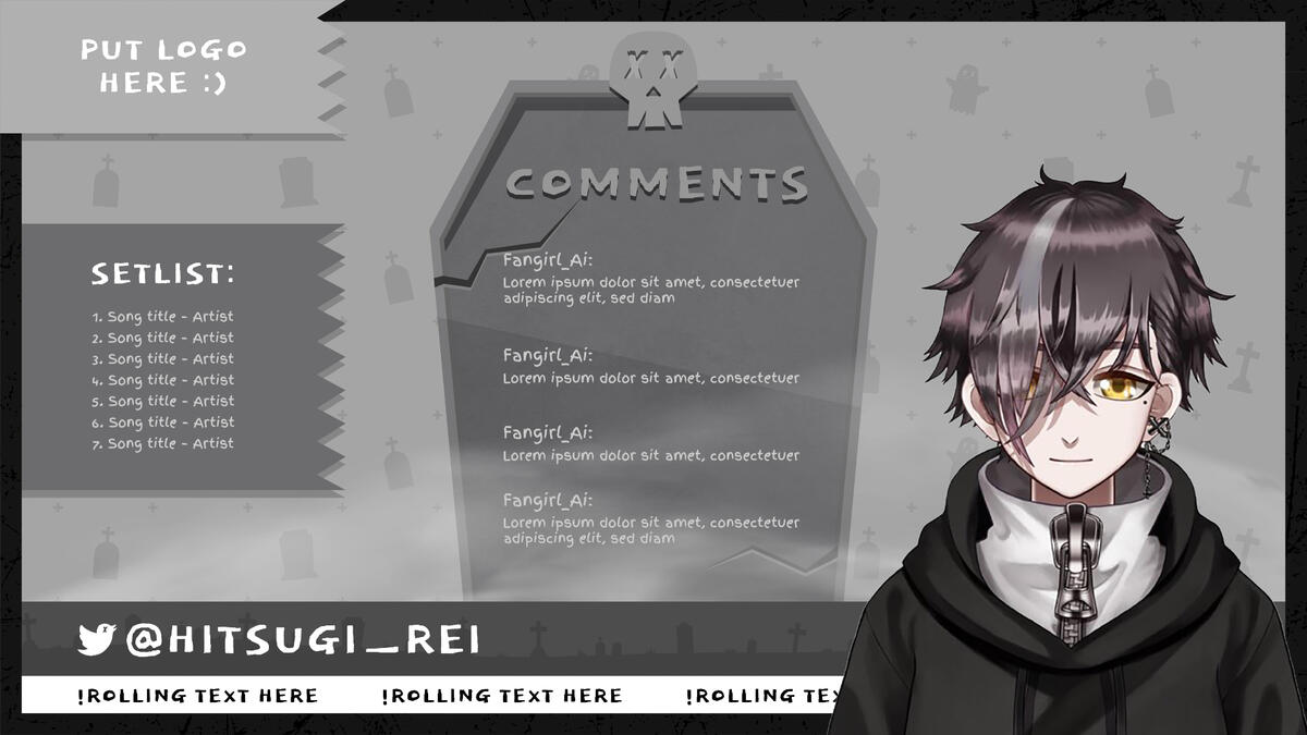 Hitsugi Rei Chat Overlay