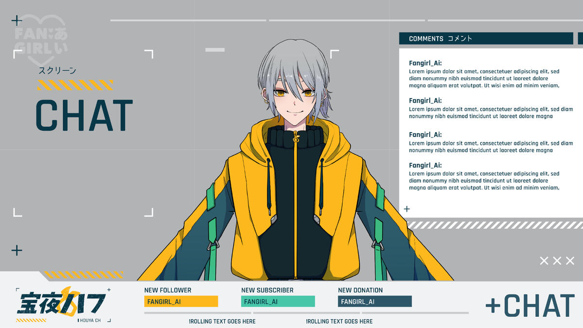 @Houya_Hafu Chatting Screen